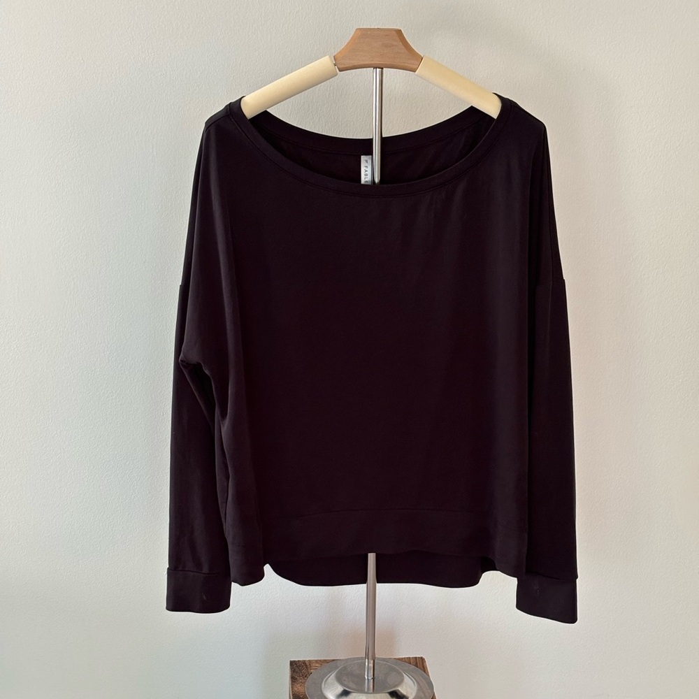 Fabletics Black Athletic Sweatshirt